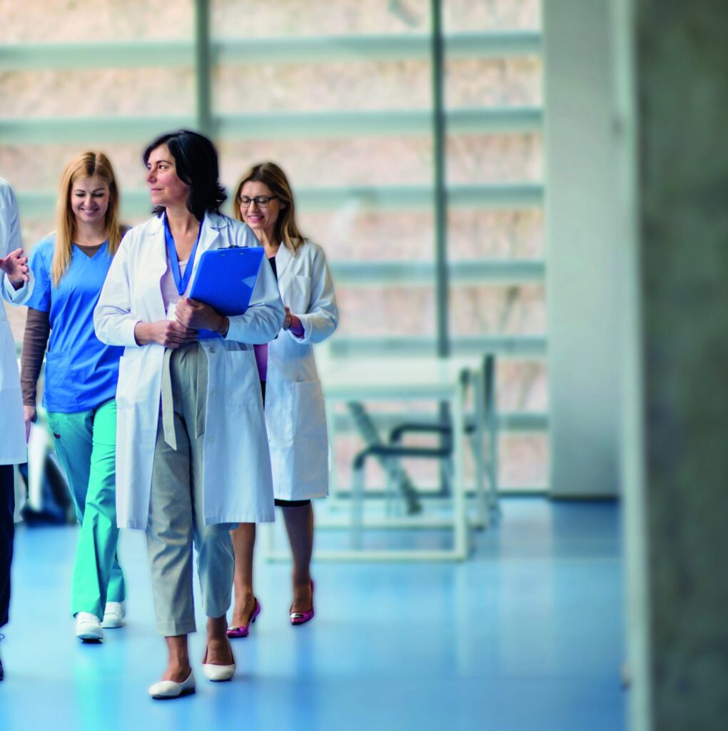 Medical team in a modern hospital